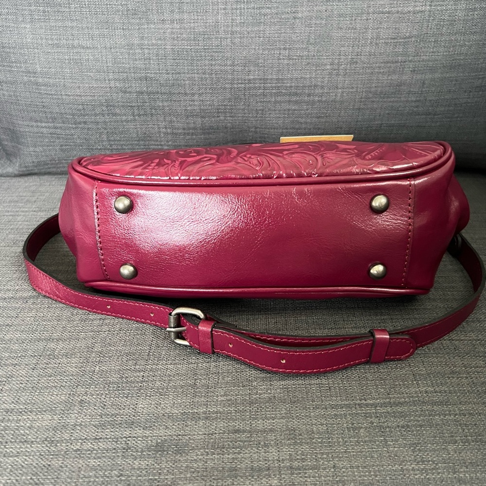 NWT PATRICIA NASH GRACCHI SATCHEL CROSSBODY BAG - Picture 7 of 9